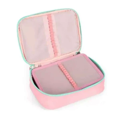 Estojo Necesser Stitch Rosa - Luxcel