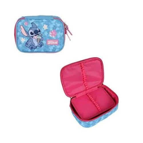 Estojo Necesser Stitch azul - Luxcel