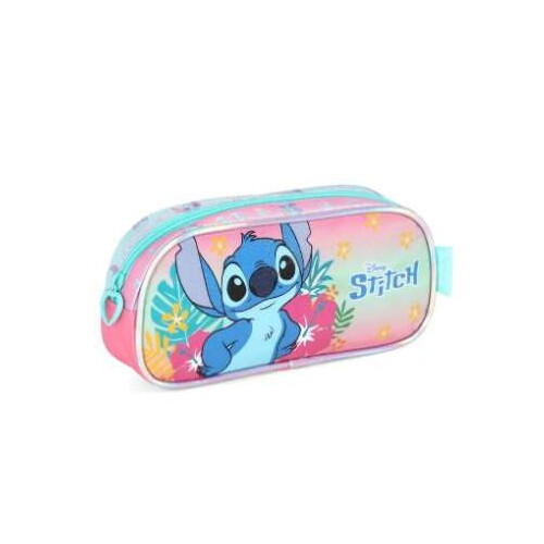 Estojo Stitch Rosa - Luxcel Estojo Stitch Rosa - Luxcel
