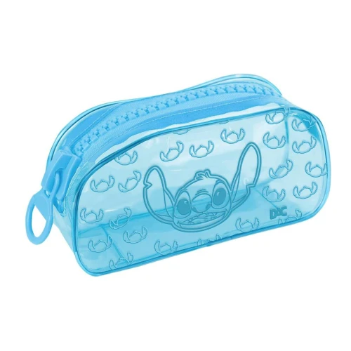 Estojo Trasparente em PVC Cristal Stitch Azul - DAC Estojo Trasparente em PVC Cristal Stitch Azul - DAC