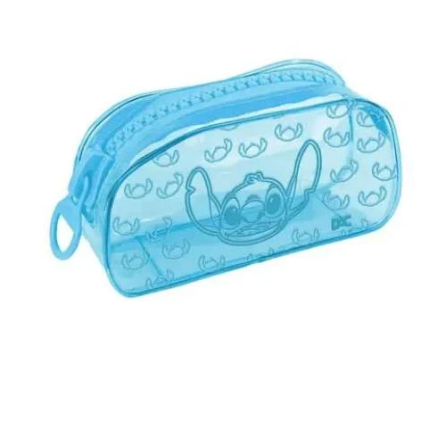 Estojo Trasparente em PVC Cristal Stitch Azul - DAC Estojo Trasparente em PVC Cristal Stitch Azul - DAC