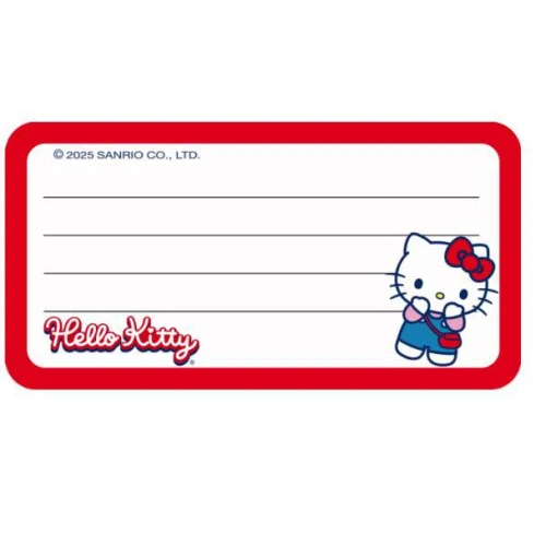 Etiqueta Adesiva Hello Kitty com 8 Adesivos - Jandaia