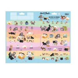 Etiqueta Escolar Purrfect Cats - Tilibra