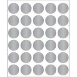 Etiqueta Papel Para Presente Bolinha Prata - Leigil
