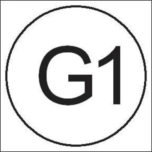 Etiqueta Tamanho G1 Leigil