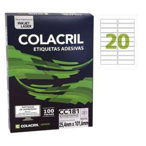 Etiqueta a Laser CC181 - Colacril