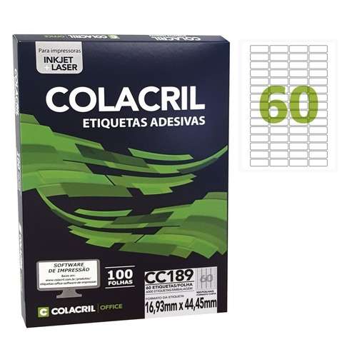 Etiqueta a Laser CC189 Colacril