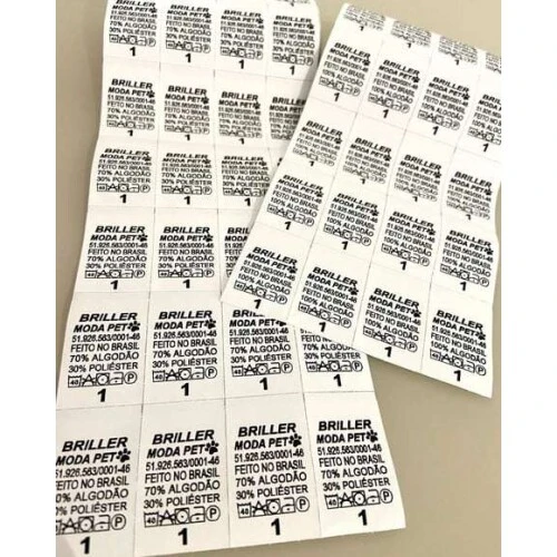 Etiqueta de Composição NYR B 33x55mm Printpaper