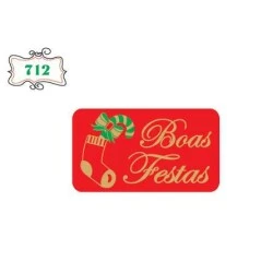 Etiqueta de Natal  Boas Festas