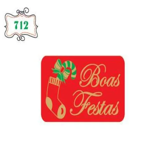 Etiqueta de Papel para Presente Natal Ref. 793 Pacote com 100 unidades Etiqueta de Papel para Presente Natal Ref. 793 Pacote com 100 unidades