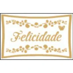 Etiqueta para Presente Felicidade
