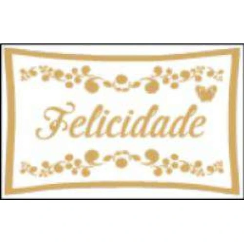 Etiqueta para Presente Felicidade Etiqueta para Presente Felicidade