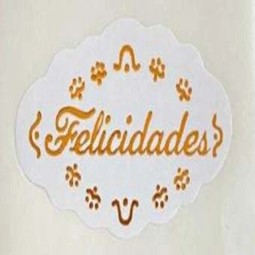 Etiqueta para Presente - Felicidades