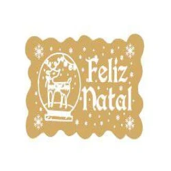Etiqueta para Presente - Feliz Natal
