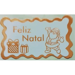 Etiqueta para Presente Natal Feliz Natal - Leigil