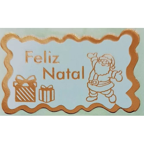 Etiqueta para Presente Natal Feliz Natal - Leigil