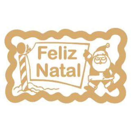 Etiqueta para Presente Natal Feliz Natal - Leigil