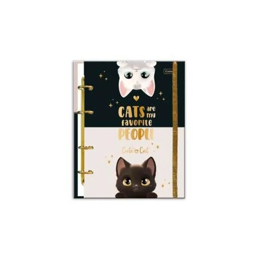 Fichário Colleg Cute e Cat 80 folhas - Cadersil