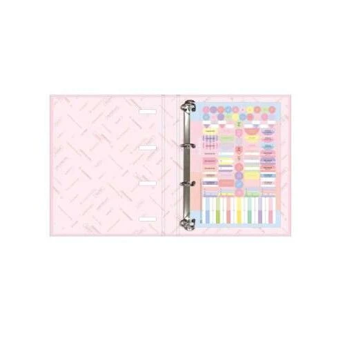 Fichário Happy Rosa 48 Folhas - Tilibra Fichário Happy Rosa 48 Folhas - Tilibra