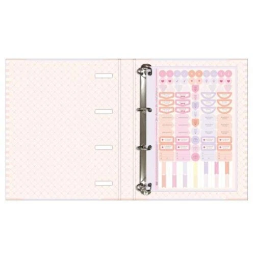 Fichário Soho Rosa 48 Folhas - Tilibra Fichário Soho Rosa 48 Folhas - Tilibra