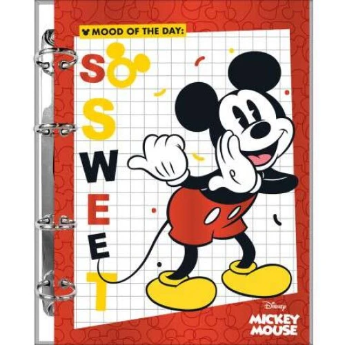 Fichário Argolado College Mickey 120 Folhas - Foroni