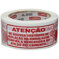 Fita Adesiva Adelbras Lacre de Seguranca Anti-Violação 48X100m