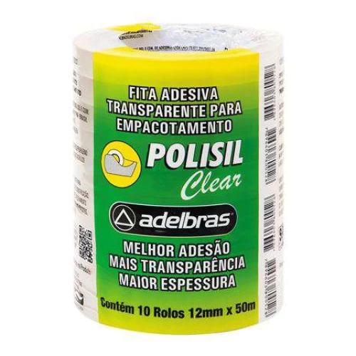 Fita Adesiva Adelbras Polisil 12X40m