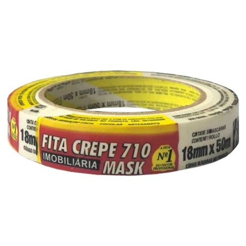 Fita Crepe Adesiva Adelbras 18x50 710