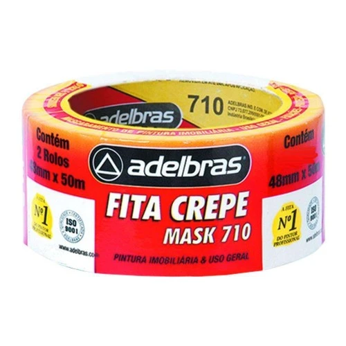 Fita Crepe Adesiva Adelbras 48X50 710