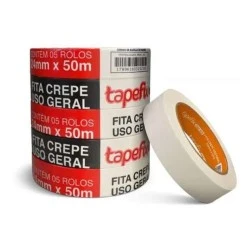 Fita Crepe Adesiva Adere Tapefix 423 24x50