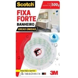 Fita Espumada 3M Fixa Forte Dupla Face Adesiva 241,0m - 500g