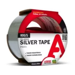 Fita Silver Tape Adere Adesiva 45x5m