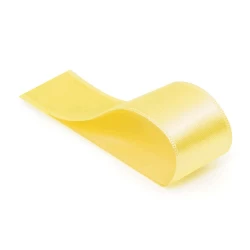 Fita para Presente Cetim 38mm - 10M Amarelo Bebê - Cromus