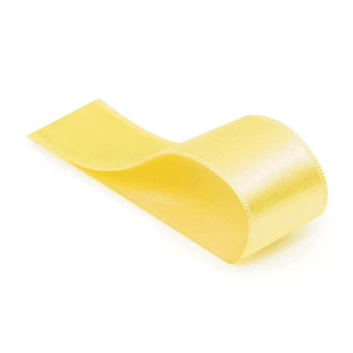 Fita para Presente Cetim 6,5mm - 10M Amarelo Bebê - Cromus