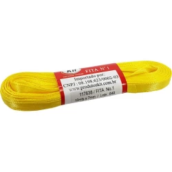 Fita para Presente Cetim 7mm - AMARELO