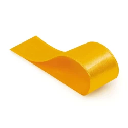 Fita para Presente Cetim 6,5mm - 10M Amarelo Gema - Cromus