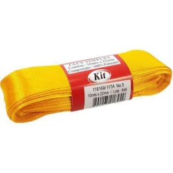 Fita para Presente Cetim Amarelo 22mmx10m - Kit