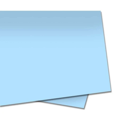 Folha Papel Duplaface Azul Calro