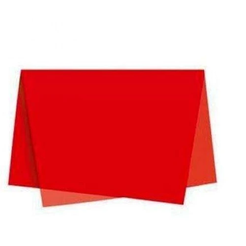 Folha Papel Seda Vermelho 49x69 18gr PCT C/100