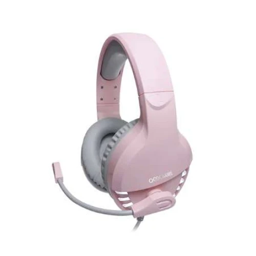 Fone de Ouvido Headset Oex Fox Pink HS414 Com Microfone E Conforto Extra