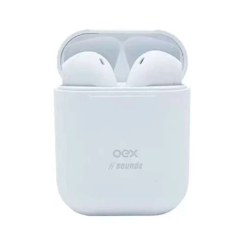 Fone de Ouvido Bluetooth TWS Branco - OEX