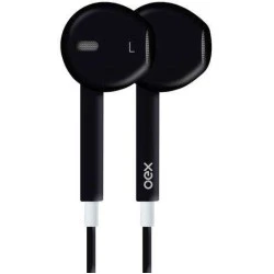 Fone de Ouvido Colormood Preto FN-204 OEX