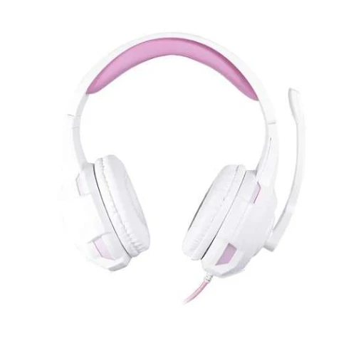 Fone de Ouvido Headset Oex Gork Rosa HS413 Com Microfone, Controle de Áudio e Conforto Extra