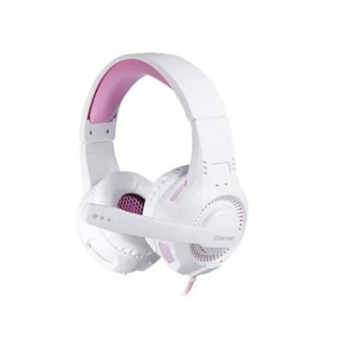 Fone de Ouvido Headset Oex Gork Rosa HS413 Com Microfone, Controle de Áudio e Conforto Extra
