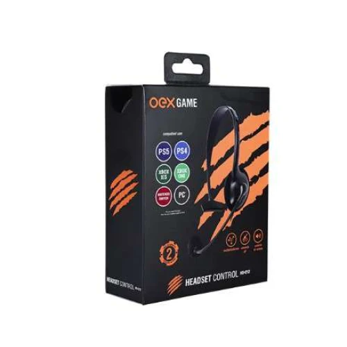 Fone de Ouvido Headset Gamer Multiplataforma Control HS212 OEX Game Preto