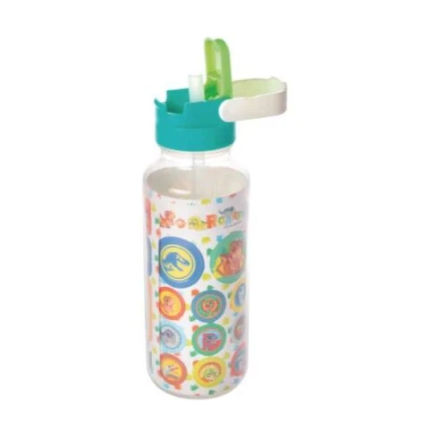 Garrafa Plástica Abre Dinossauro Automática 600ml- Plasútil