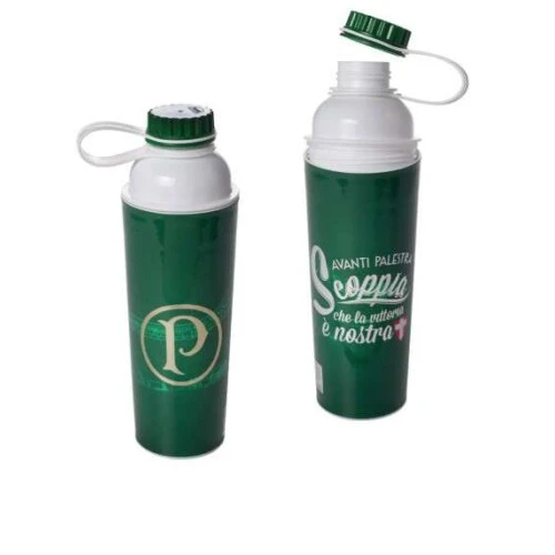 Garrafa Plástica Coqueteleira Palmeiras 660ml- Plasútil Garrafa Plástica Coqueteleira Palmeiras 660ml- Plasútil