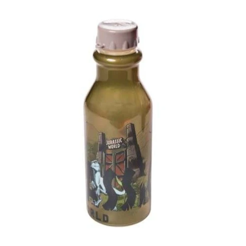 Garrafa Plástica Retrô Jurassic Word 500ml- Plasútil