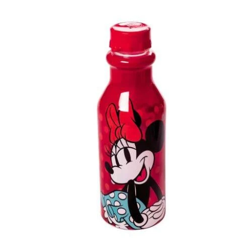 Garrafa Plástica Retrô Minnie Mouse 500ml- Plasútil