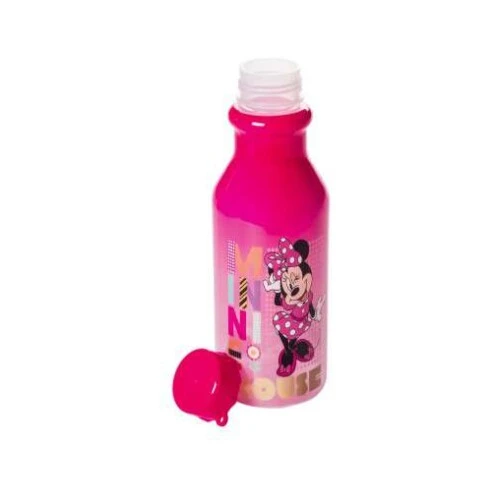 Garrafa Plástica Retrô Minnie Mouse 500ml- Plasútil